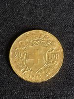 20 Franken Goldvreneli Helvetia 1935 LB guter Zustand