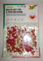 Kit de bricolage pour faire 5 étoiles de perles rouges