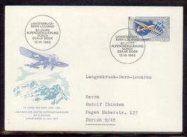 1963, FDC, Pro Aero, Sondermarke 25 Jahre Pro Aero