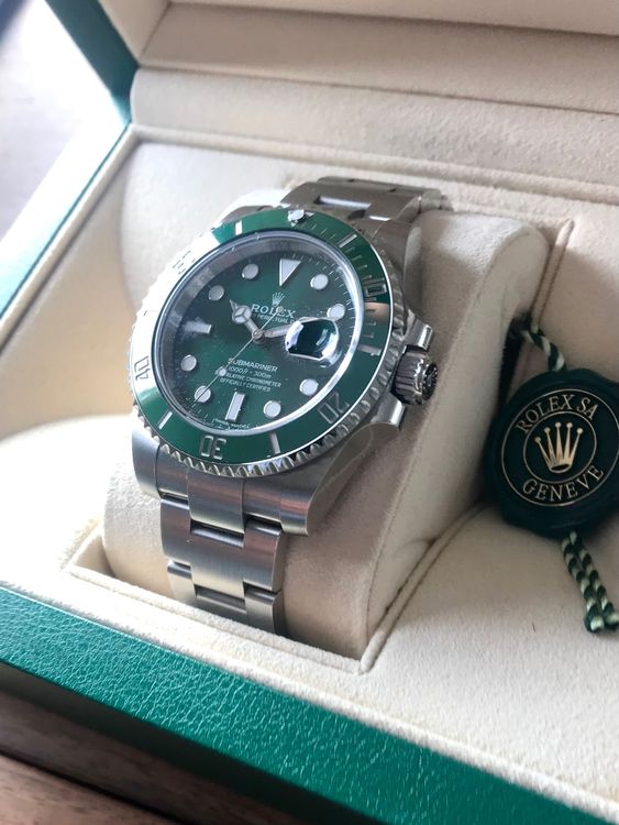 Rolex Submariner 116610LV ‘Hulk’ Full Set Perfect Newlike (Gebraucht ...