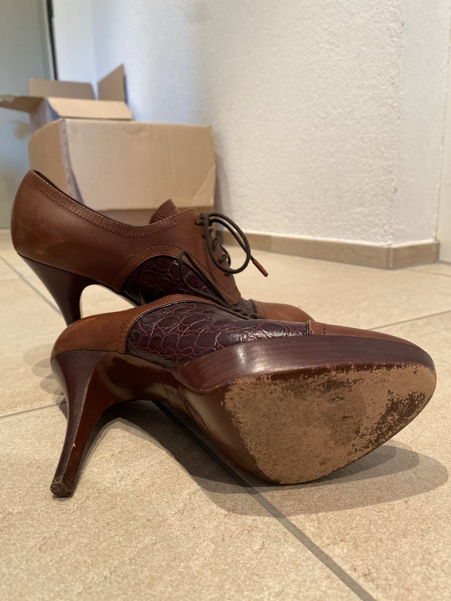 Louis Vuitton Scarpe da donna: Louis Vuitton Schnürschuhe Gr. 37.5 – Usato da Russikon venduto da kraw123 1