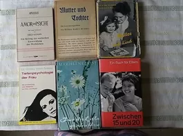 5 Psychologiebücher Mädchen/Frau 1935-66