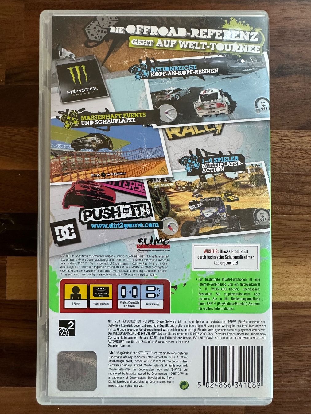 Giochi: PSP / DIRT 2 – Usato da Herzogenbuchsee venduto da TCG-High-Quality 2