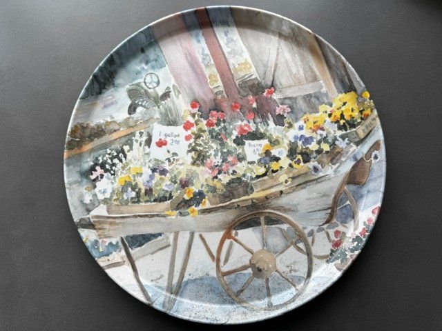 Piatti di portata: SERVIERTABLETT VINTAGE – Usato da Honau venduto da sainj