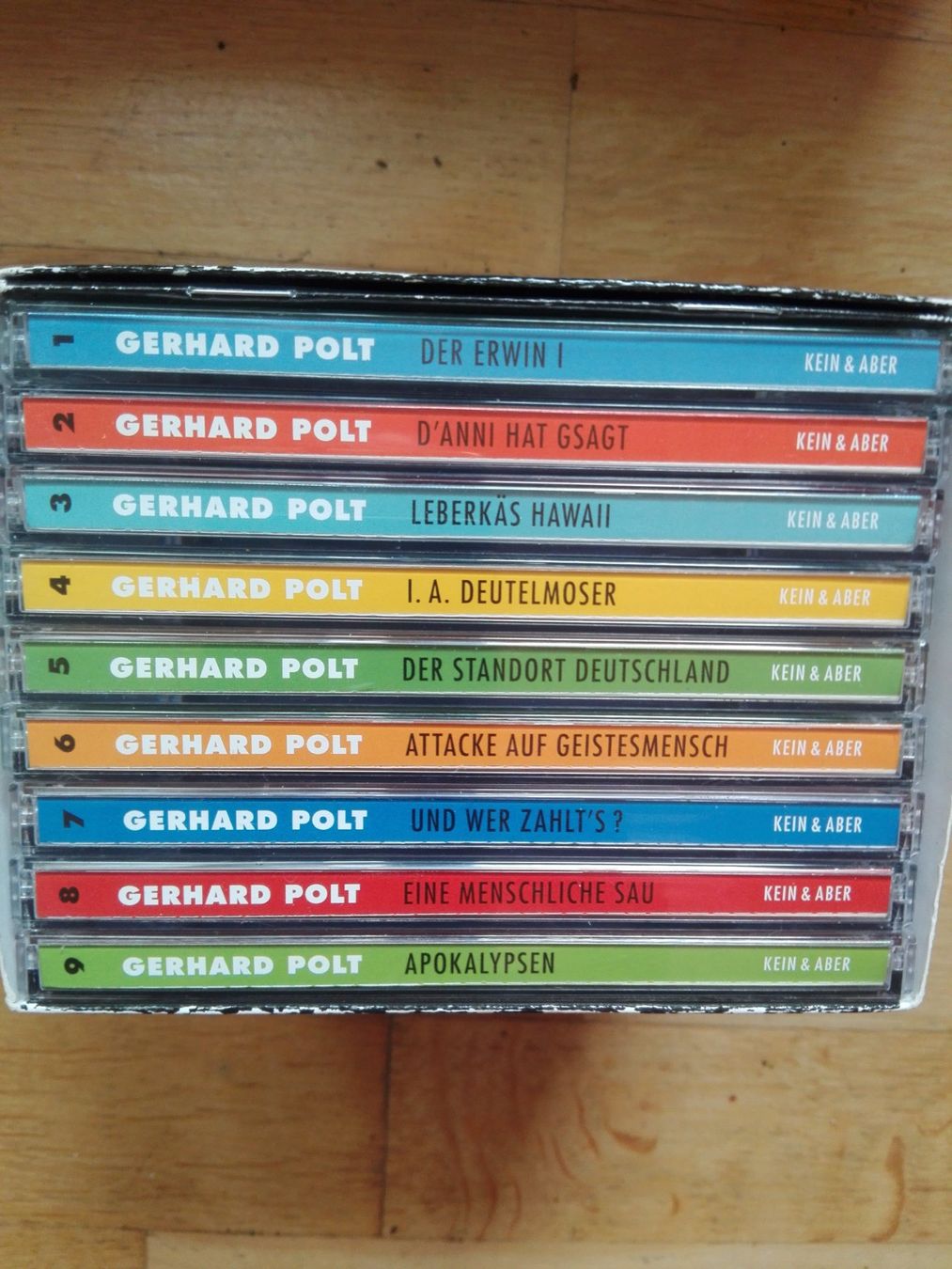 CD: GGerhard Polt - Opus Magnum   > 9-CD's Box + Booklet < – Usato da St.Galllen venduto da elkaphone 2