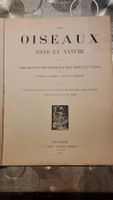 Livre ancien: Les Oiseaux dans la nature, 1892, Lausanne
