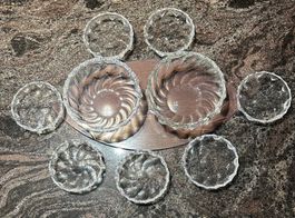 Kristall 24% Dessertschalen für Glace Pudding Kuchen