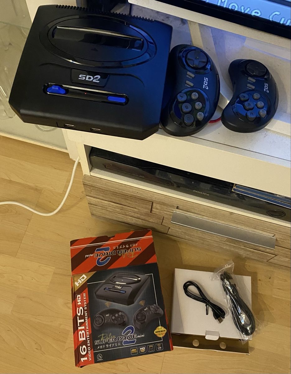 Console: Retro Super Drive Mini II - Konsole mit 2 Controllern! – Nuovo (secondo la descrizione) da Schmerikon venduto da wespejr 3