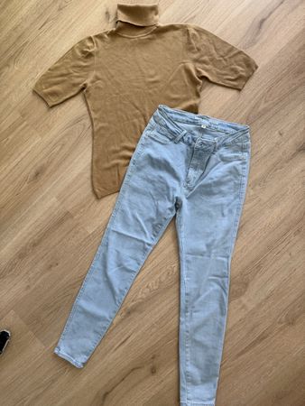 Damen Outfit Set Jeans und T-Shirt Gr.M (38)