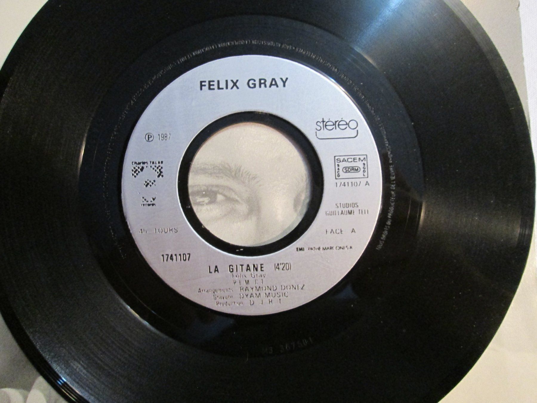 Dischi in vinile: Felix Gray - La Gitane (45 tours) 1987 – Usato da la Chaux-de-Fonds venduto da Lampe 1