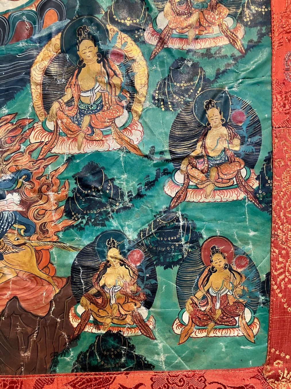 Dipinti: Orginal Antik Thangka Gemälde – Usato da Niederglatt ZH venduto da nieser 4