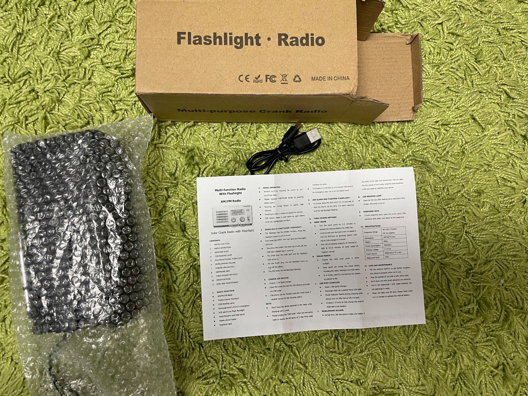 Radio: Kurbelradio "Flashlight & Radio" – Nuovo e nell'imballaggio originale da Ballwil venduto da goldi360 2
