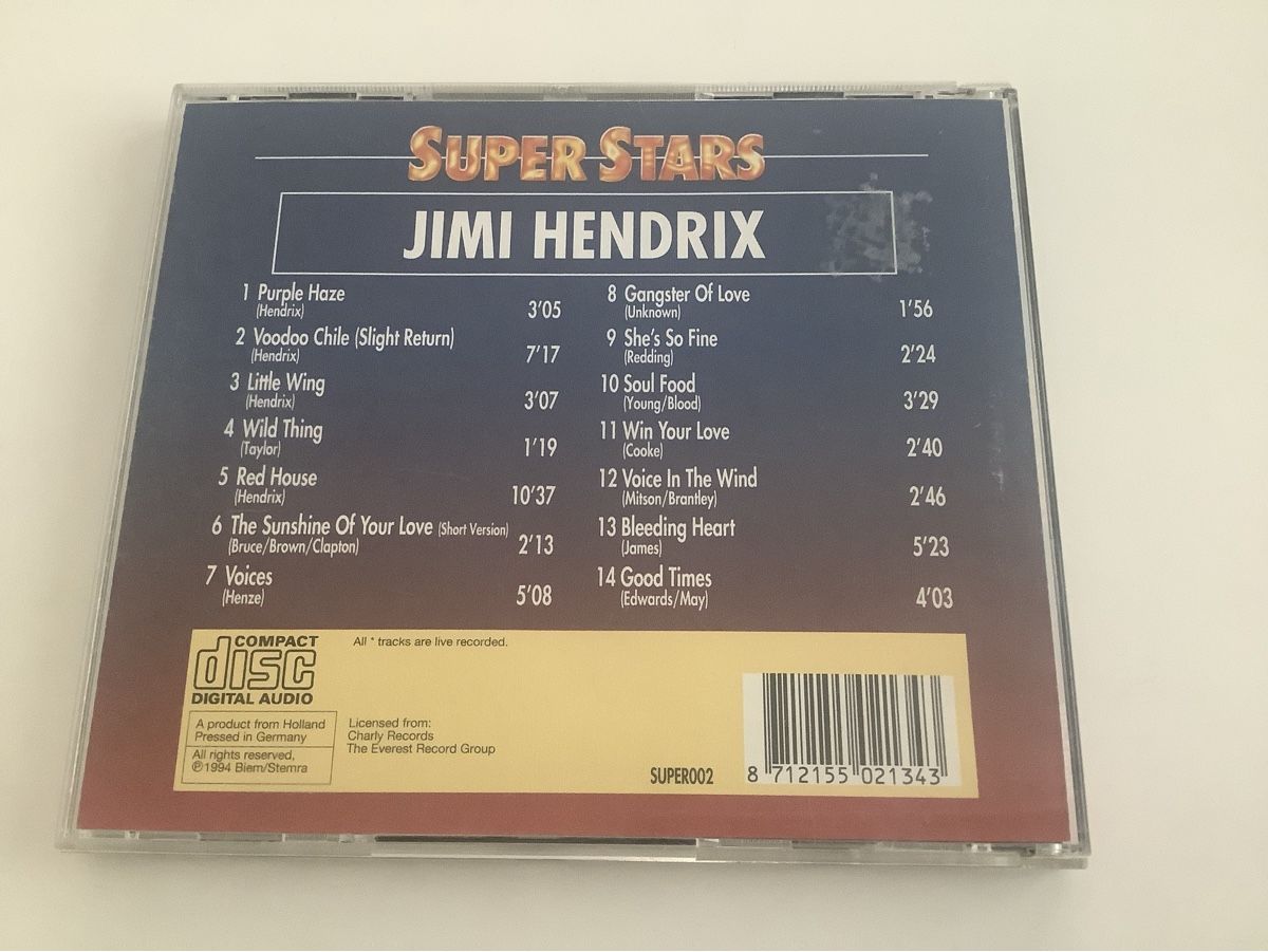 CDs: Jimi Hendrix / Super Stars / 1994 – Gebraucht aus Dübendorf von Shreck 1