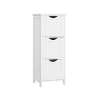 Badezimmerschrank schmal mit 3 Schubladen ZARENA