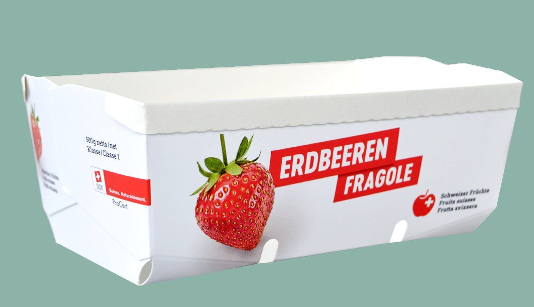 Cibi & Specialità: Fruchtschalen 500 gr. Erdbeere – Nuovo e nell'imballaggio originale da Lauperswil venduto da oeko-sack