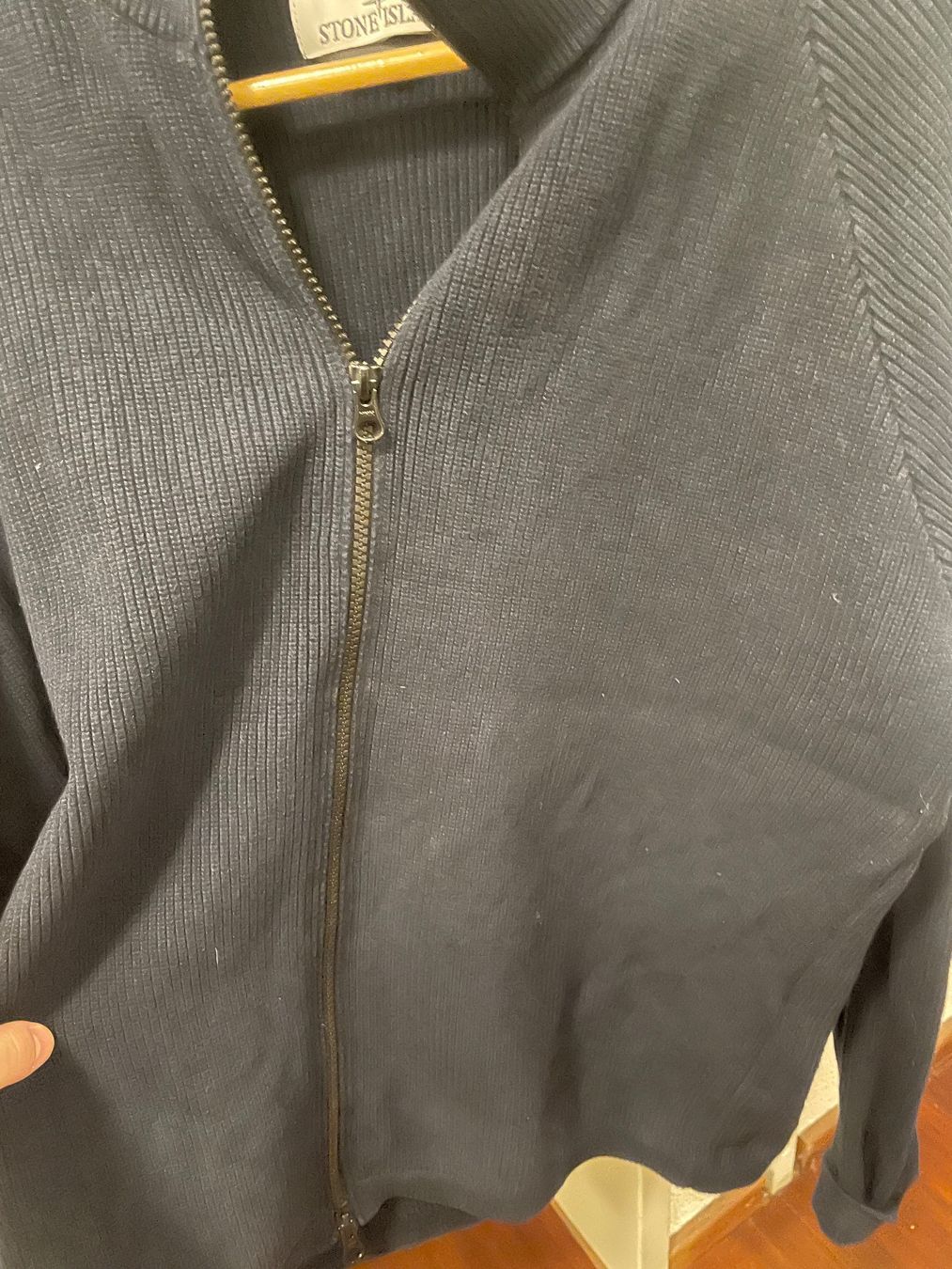 Stone Island Pullover & Sweatshirts: Stone Island Zipper Pullover Navy Gr. M Top – Gebraucht aus Bubikon von mil_qmf9 1