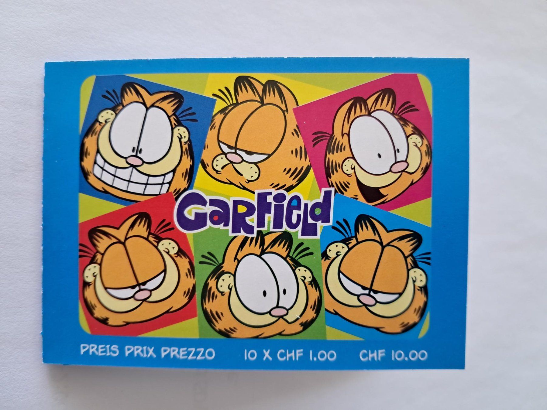 Tutti i francobolli: Garfield Markenheftchen – Nuovo e nell'imballaggio originale da Granges-Paccot venduto da Pfau12