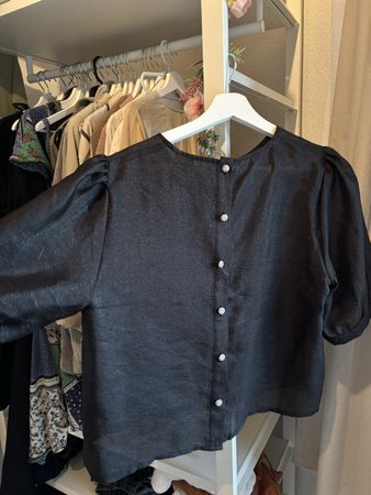 Elegante Bluse von Pieces mit puff Ärmel Gr.L