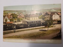Ansichtskarte Rheinfelden Bahnhof mit Zug  R60