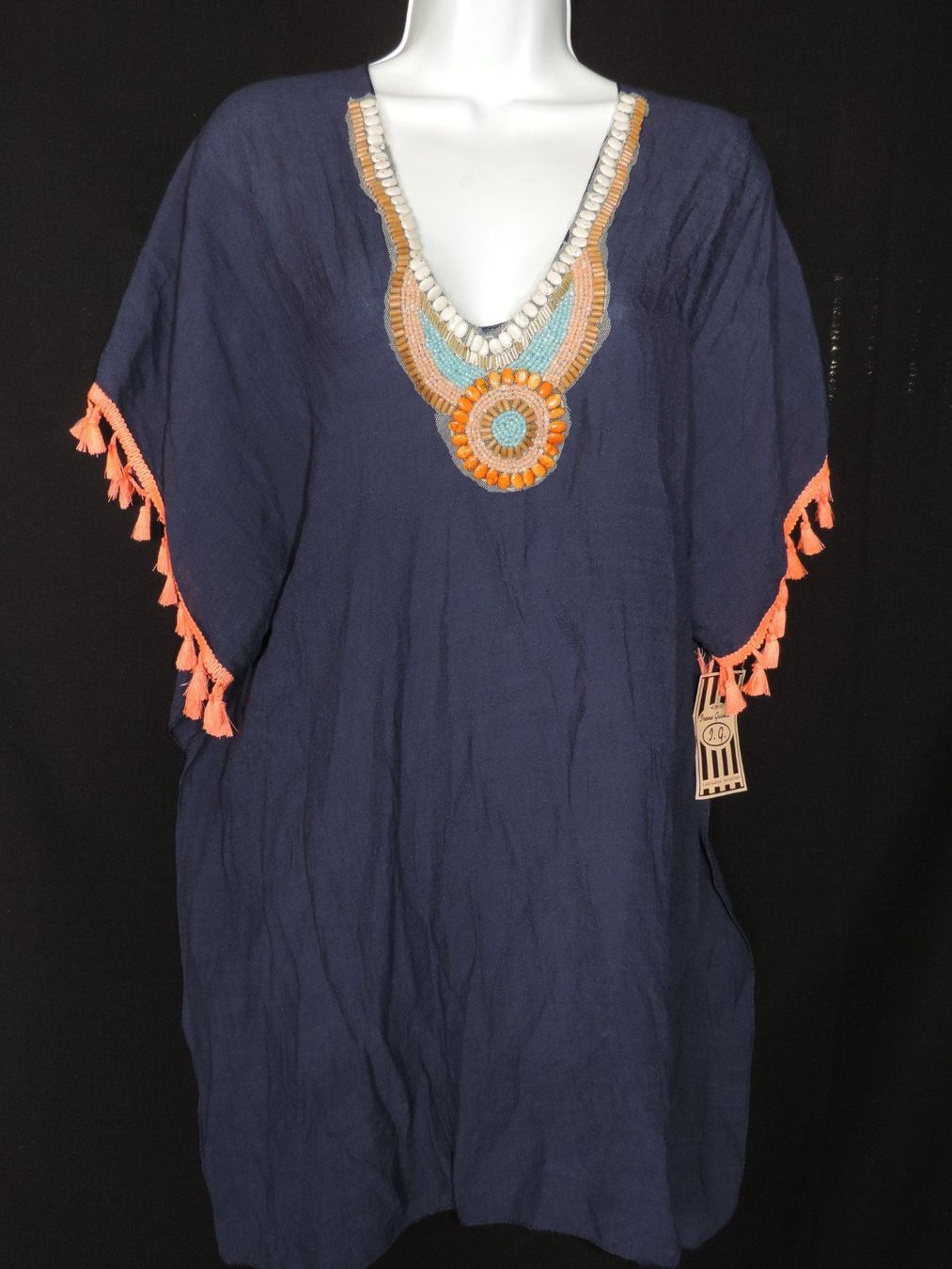 Tuniken: tunique de plage bleu marine – Gebraucht aus Genève von Axelle333 6