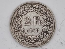 2 FR 1878 Super Erhaltung