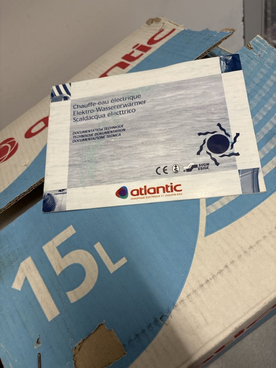 Atlantic Sanitari: 15 l. Wasserboiler Elektrisch von atlanic – Nuovo (secondo la descrizione) da Rümlang venduto da baselsale1 4