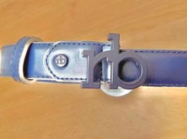 ROCCOBAROCCO (IT) 110x2,5cm/NP97CHF Leder PU Metall Gürtel