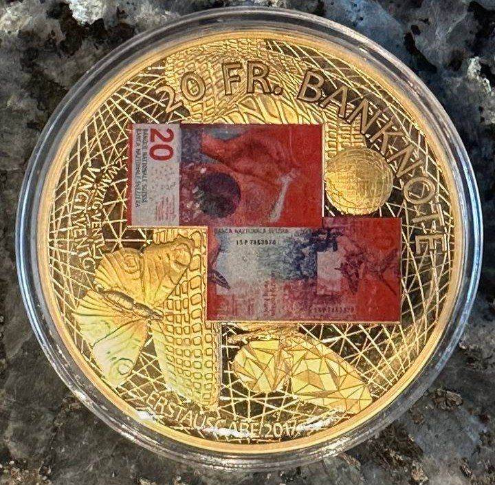 Tutti le monete: Sondermünze der 20 Fr. Banknote – Usato da Beringen venduto da Mantafisch1
