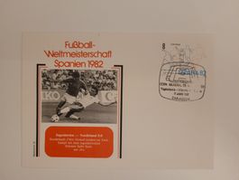 Spanien 1982 Fussball WM FDC