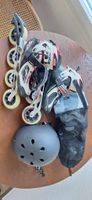 Rollerblade Speedskates Tempest 100W 38 + Helm K2 + Schoner