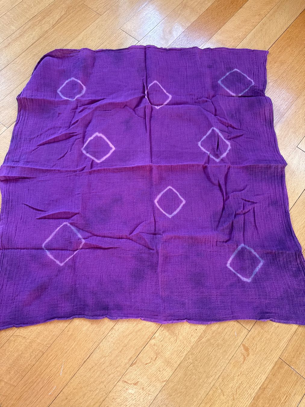Foulard & Sciarpe: Batikschal mit Muster, Baumwolle – Usato da Schöfflisdorf venduto da sonjastarfish