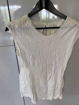 Zara Collection Shirt, Gr. M, weiss