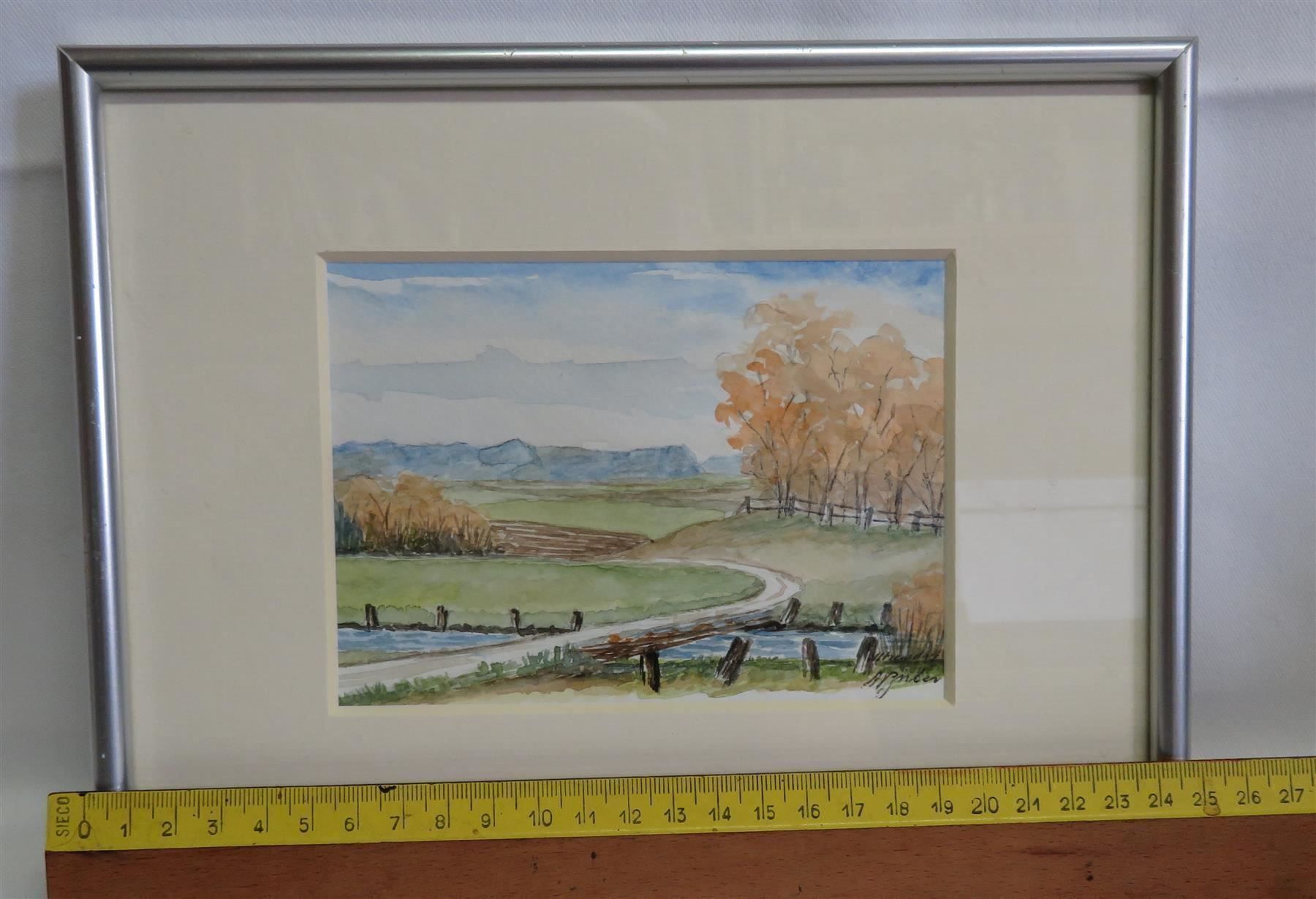 Gemälde: Aquarell Utzensdorf Zuber Walter Bern – Gebraucht aus Tüscherz-Alfermée von Newpad 6