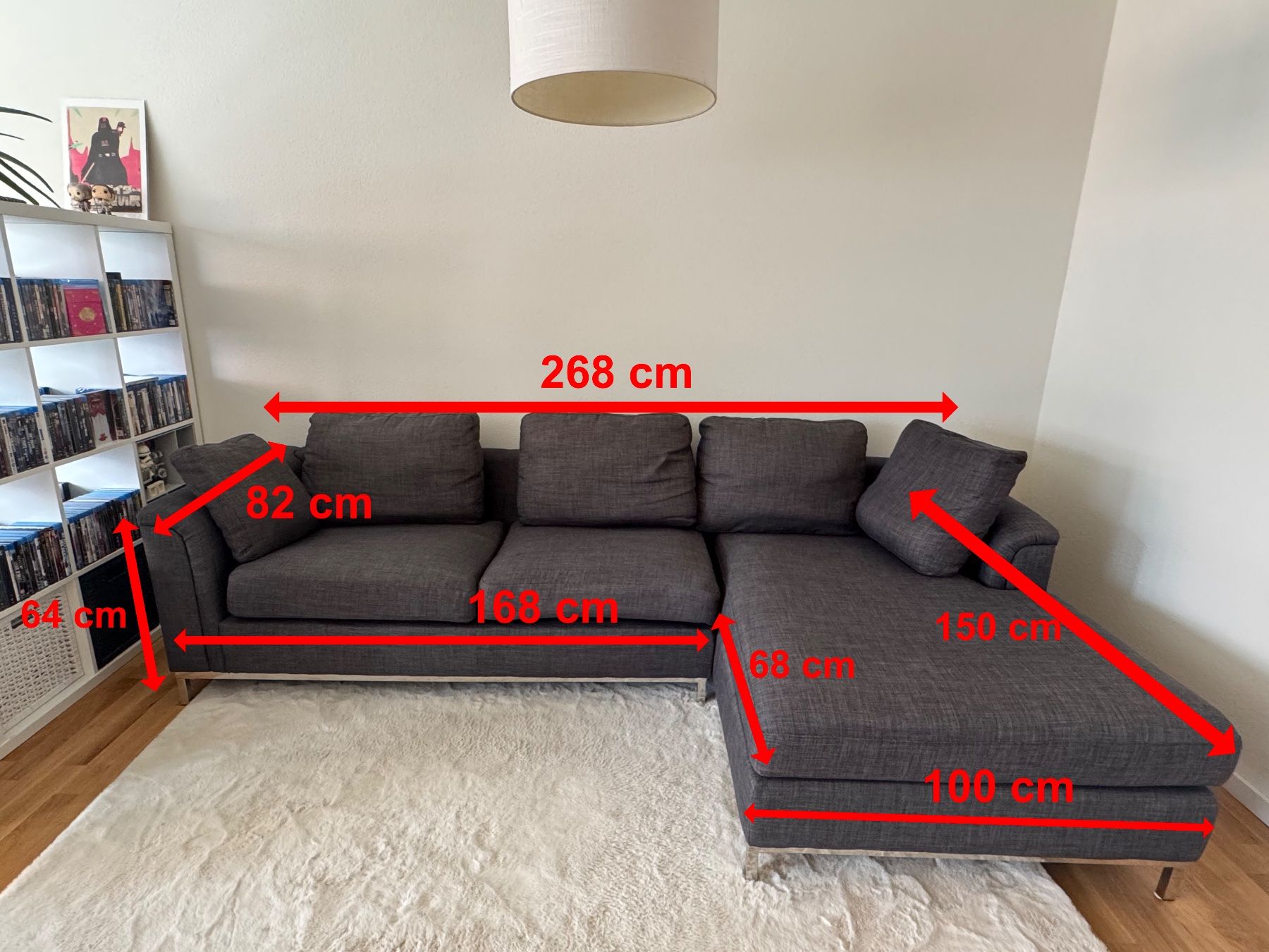 Sofas: Ecksofa anthrazit/grau – Gebraucht aus Zürich von ars_q626 3