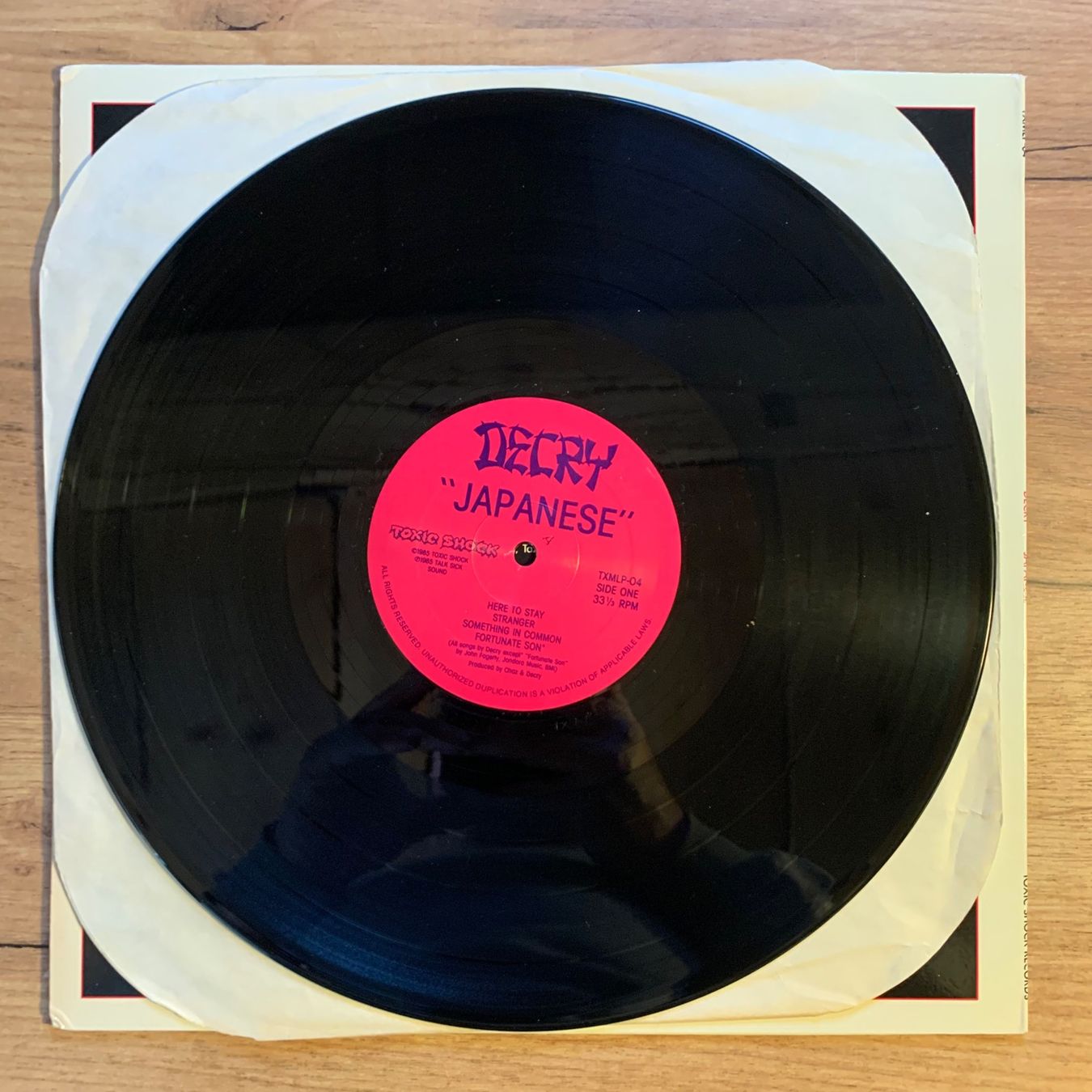 Dischi in vinile: DECRY - JAPANESE...OG US 1985...VG++/VG++ – Usato da Gals venduto da Diskopatshop 2