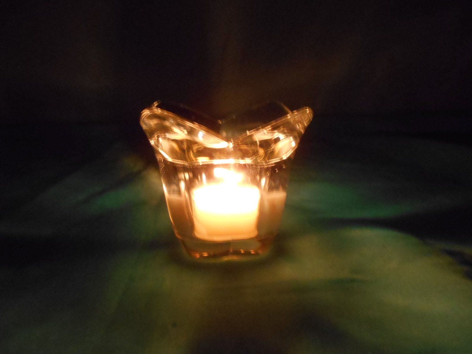 Partylite Portacandele: PartyLite Teelicht Blume, Glas – Nuovo (secondo la descrizione) da Bellach venduto da JingleCherry 3