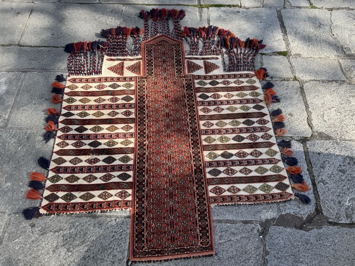 Tappeti: Kamel-Decke, Turkmenistan – Usato da Liestal venduto da galerie_nategh 2