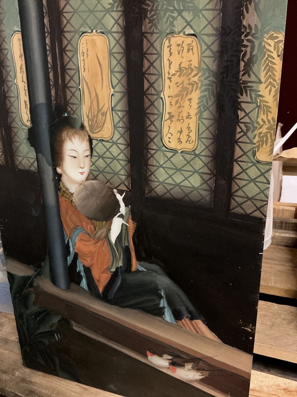 Dipinti: Asiatische Hinterglasmalerei – Usato da Bern venduto da vielerart 5