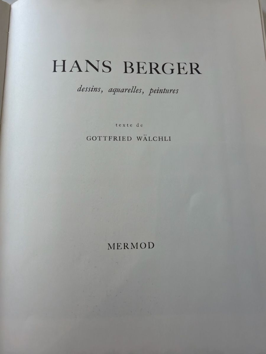 Libri: Hans Berger – Usato da Genève venduto da ary_c8tx 1