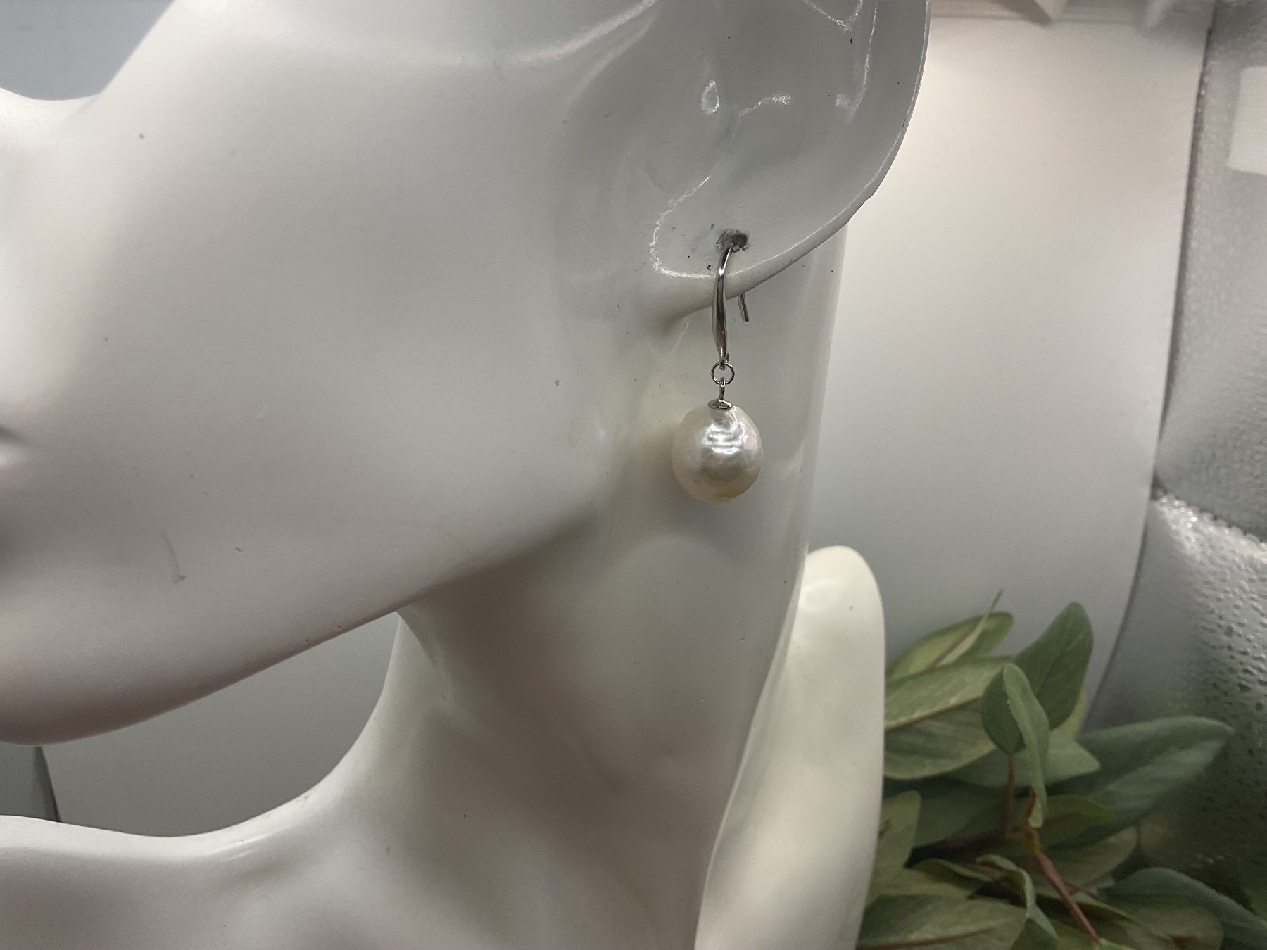 Ohrringe & -stecker: Ohrhänger Edisonperlen 11mm,Sterlingsilber Haken – Neu (gemäss Beschreibung) aus Luzern von S.Kern01 3