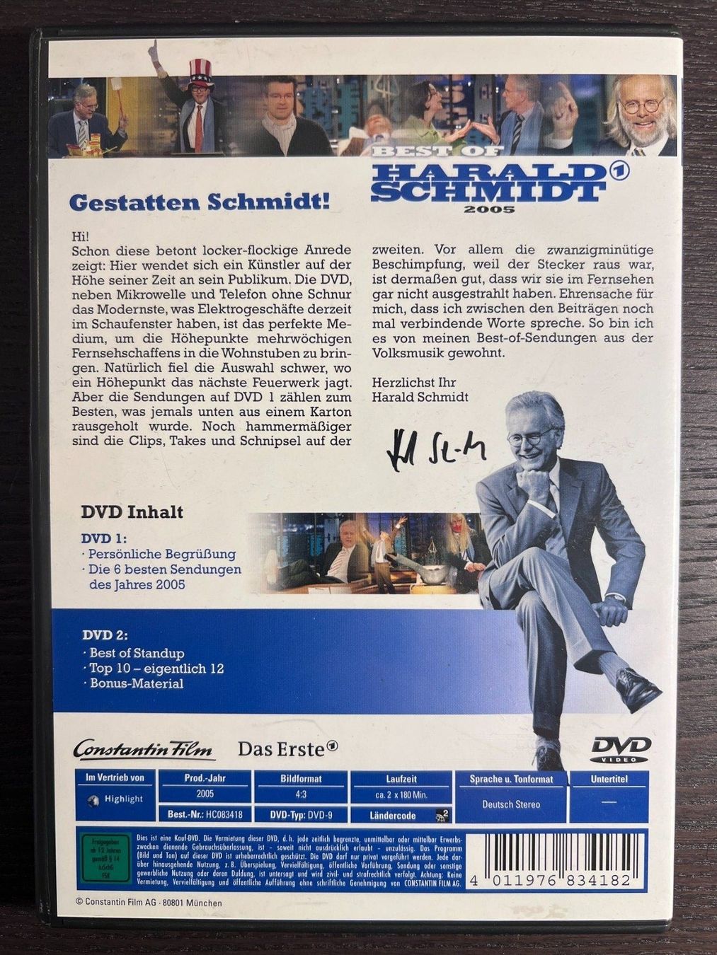 Tous les DVDs: Harald Schmidt - Best of Harald Schmidt 2005 – D'occasion à Zürich par FilmFreunde 1