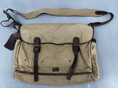 Umhängetasche Polo Ralph Lauren Sportswear Canvas Leder 