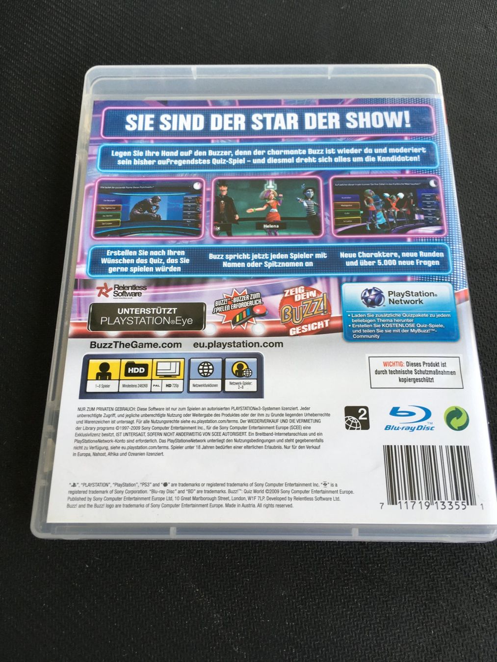 Sony Giochi: Buzz Quiz World -  PS3 / Playstation 3 – Usato da St.Gallen venduto da sjosjo 1