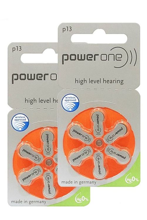 Power One By Varta 13 / PR48 / P13 1,45V Hearing Aid Battery - Mercury Free - 1x Blister - Foto 6