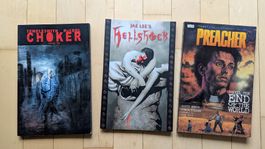 3 Comics: Choker, Hellshock, Preacher in English