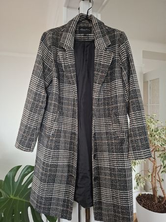 Superbe manteau à carreaux - Taille M