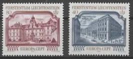Liechtenstein 1978 EUROPA - Schlösser  .Nr. 630-631   **