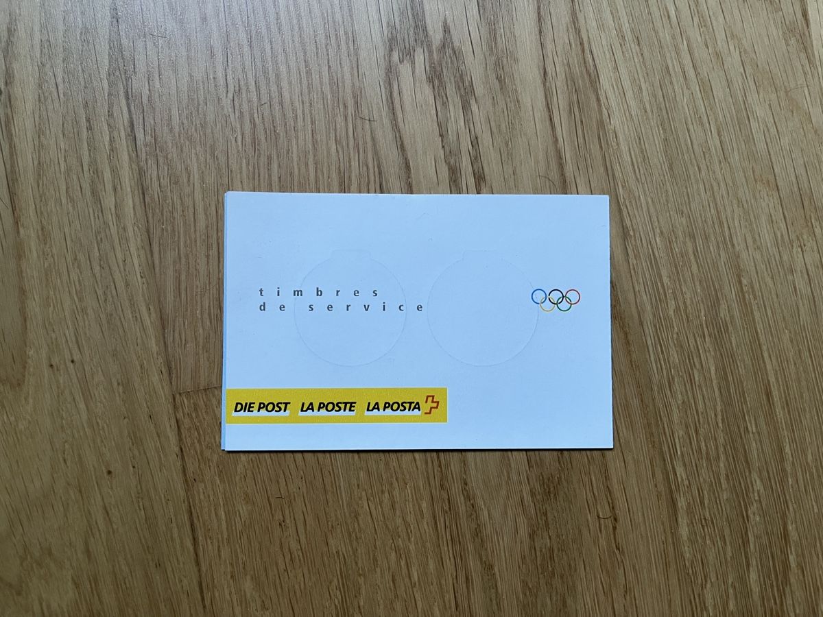 Alle Briefmarken: Dienstmarken Olympia – Neu (gemäss Beschreibung) aus Embrach von jor_k92p 2