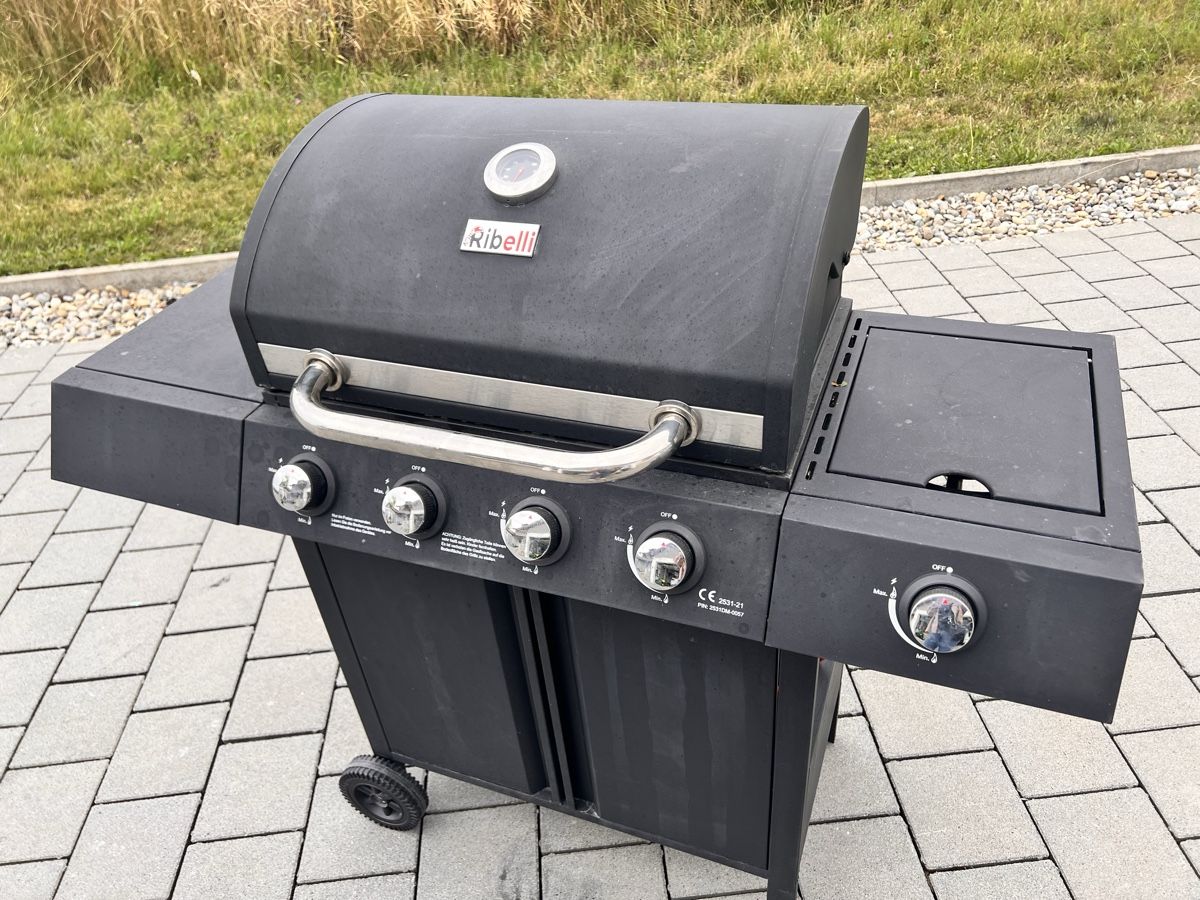 Griglie: Ribelli Gasgrill mit Kochstelle – Usato da Graltshausen venduto da Thalerb 2
