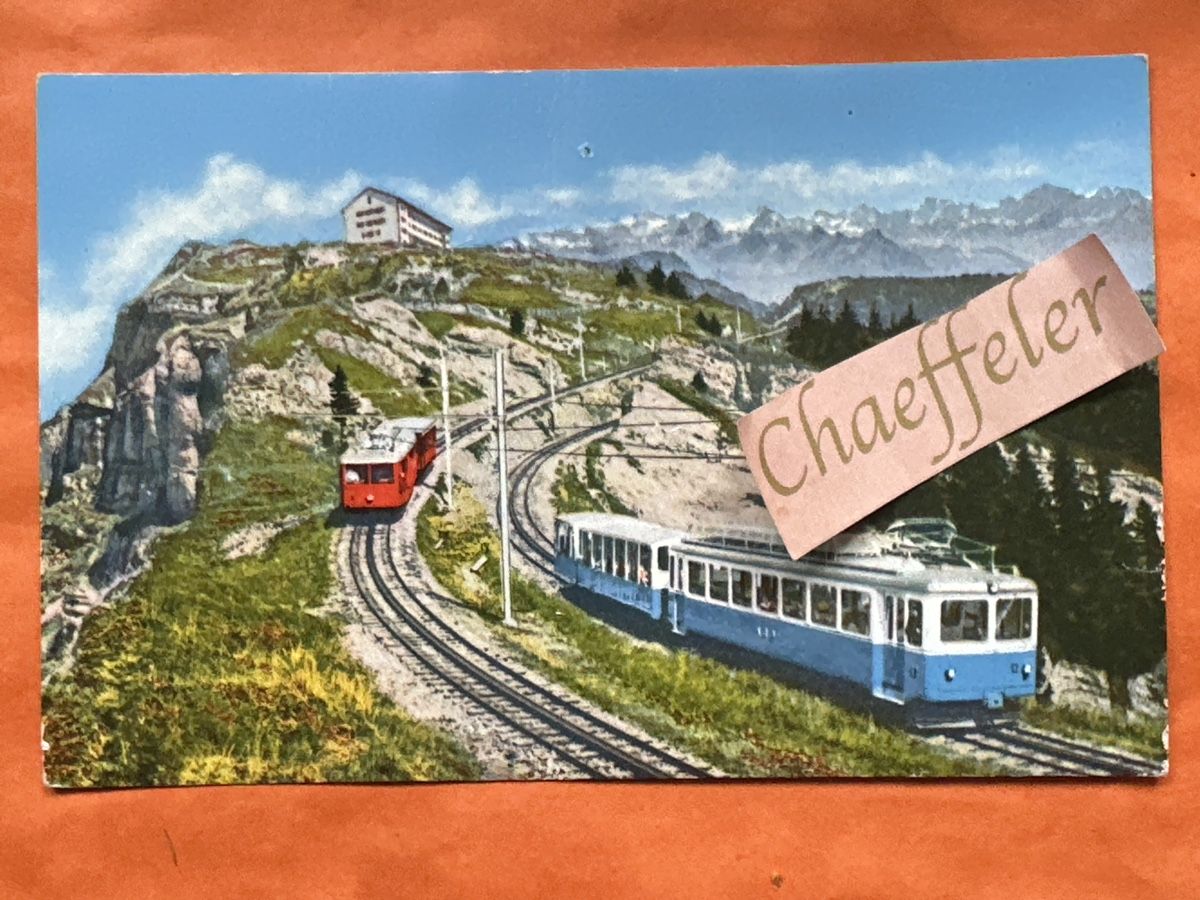 Cartes postales:  Rigi Kulm.  Arth-Rigi Bahn Schweiz – D'occasion à Zürich par Chaeffeler
